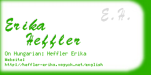 erika heffler business card